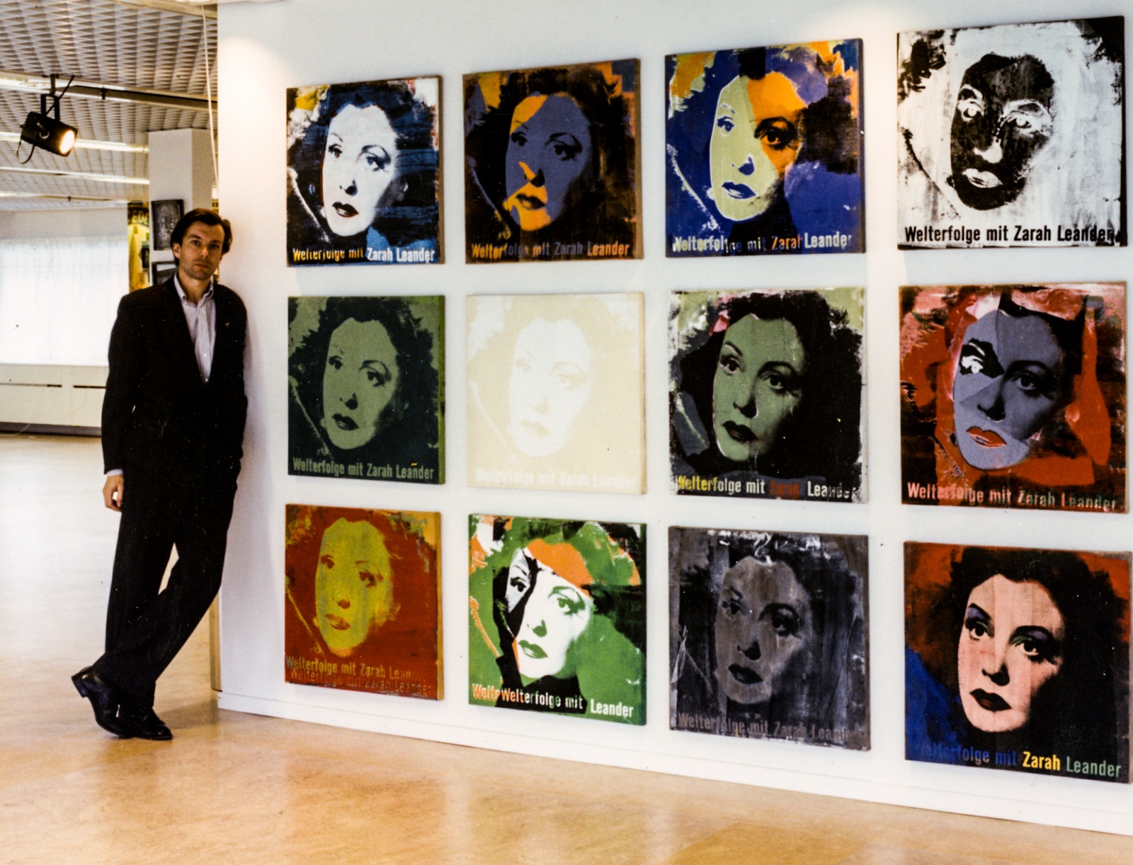 TD at his exhibition at the World Trade center  copy